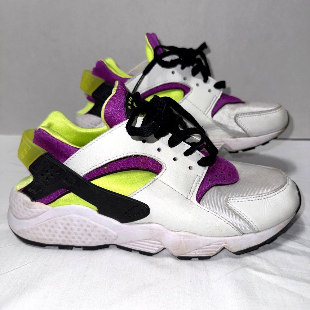 Nike Air‎ Huarache Women's Size 7 Neon Magenta Yellow Shoes Sneakers DH4439 101